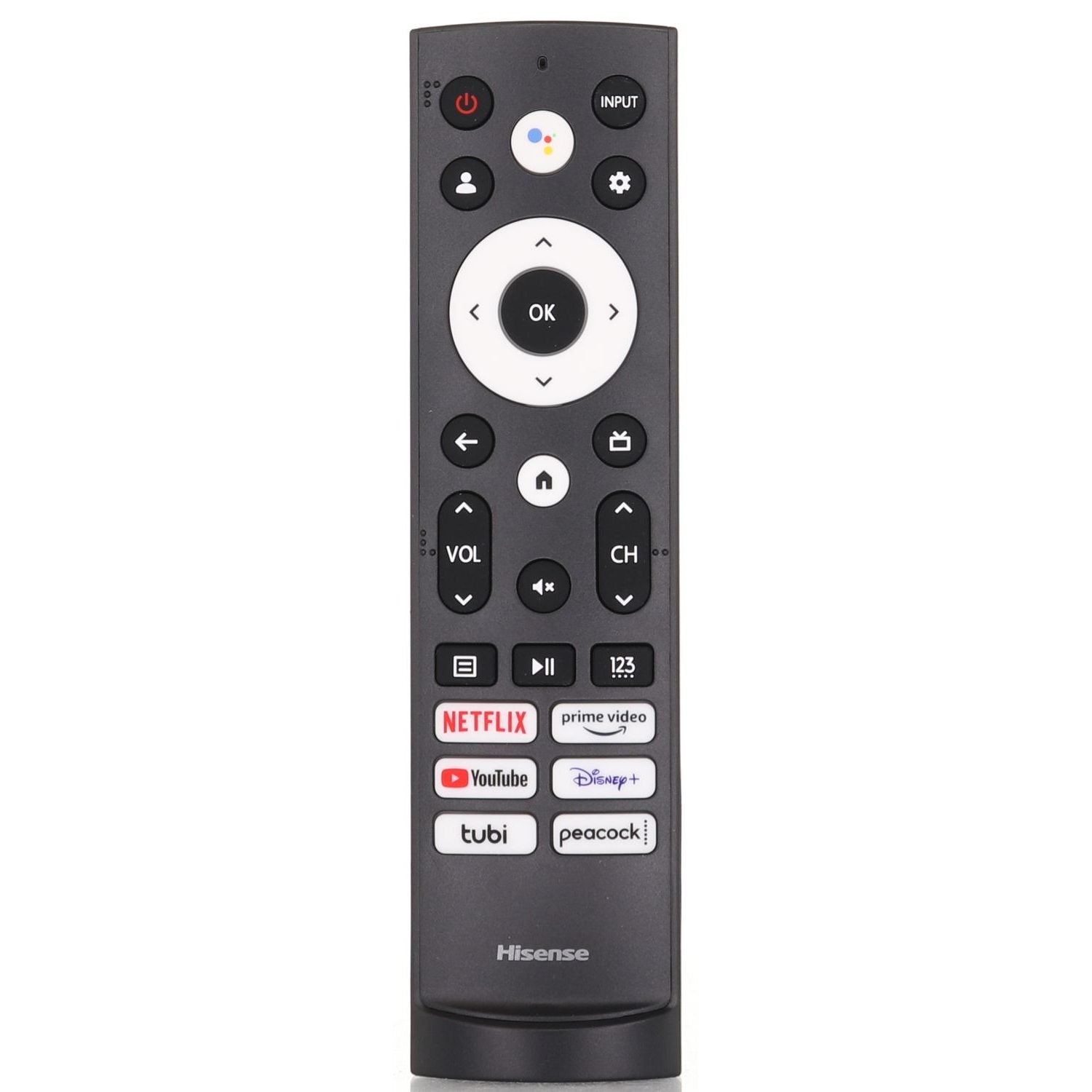 Hisense ERF3M90H Google TV Remote Control