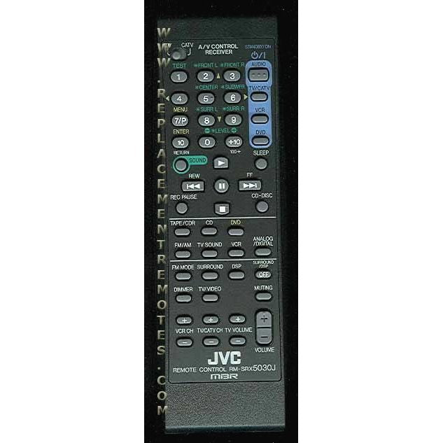 JVC Remote Control outlets RM-SRX5030J For A/V Receiver