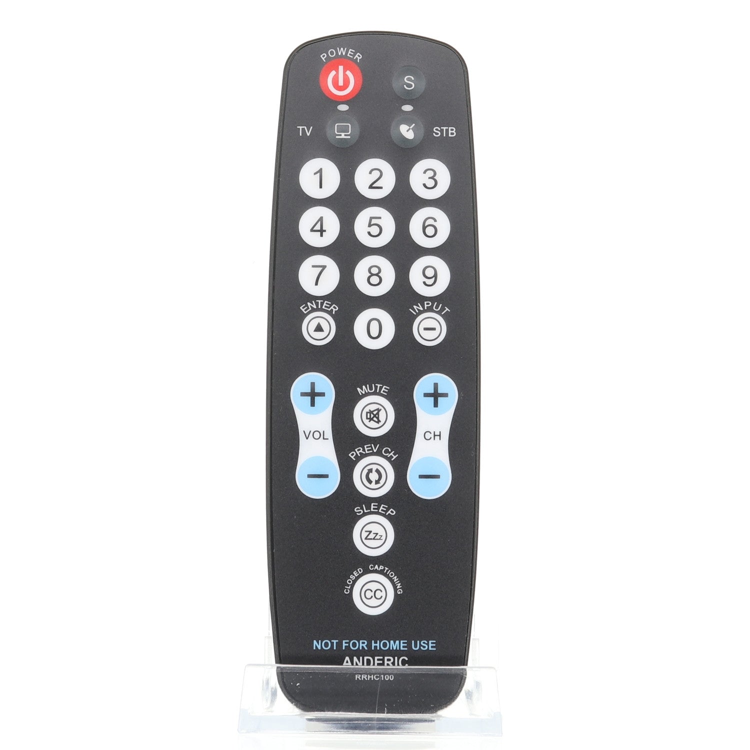 RRHC100 EzWipe 1-Device Universal Remote Control for Hospitality TVs + (optional) Set top boxes