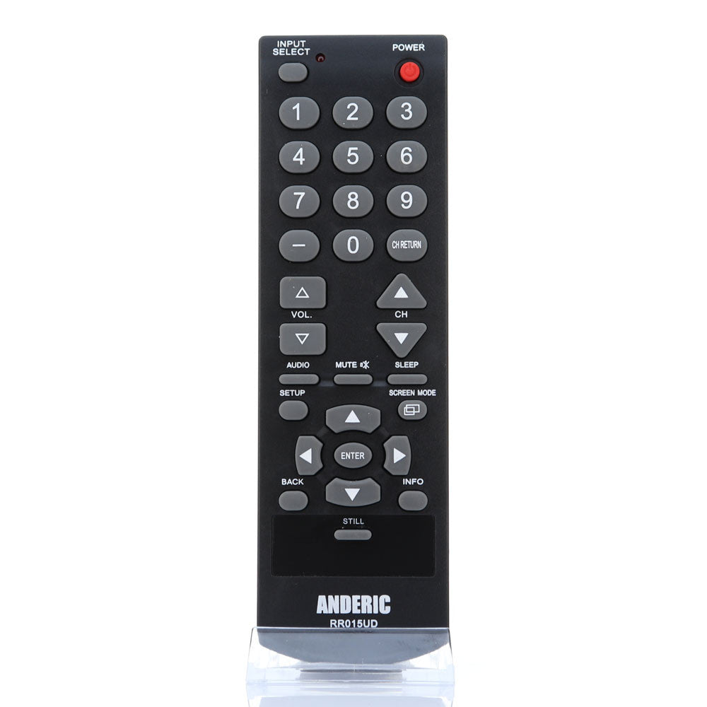RR015UD Remote Control for Funai®, Sylvania®, Durabrand®, Magnasonic®, Emerson® TVs