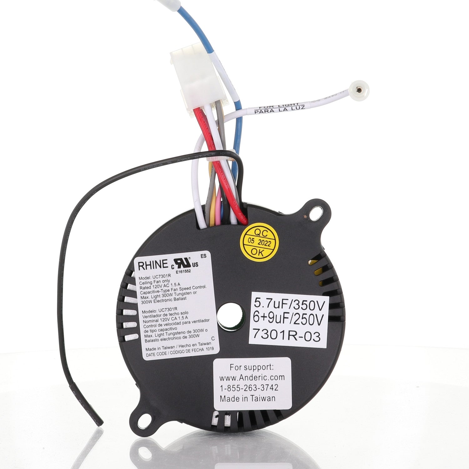 MR7703 (UC7301R-03, MR77A) Replacement Ceiling Fan Receiver for Altura Ceiling Fans