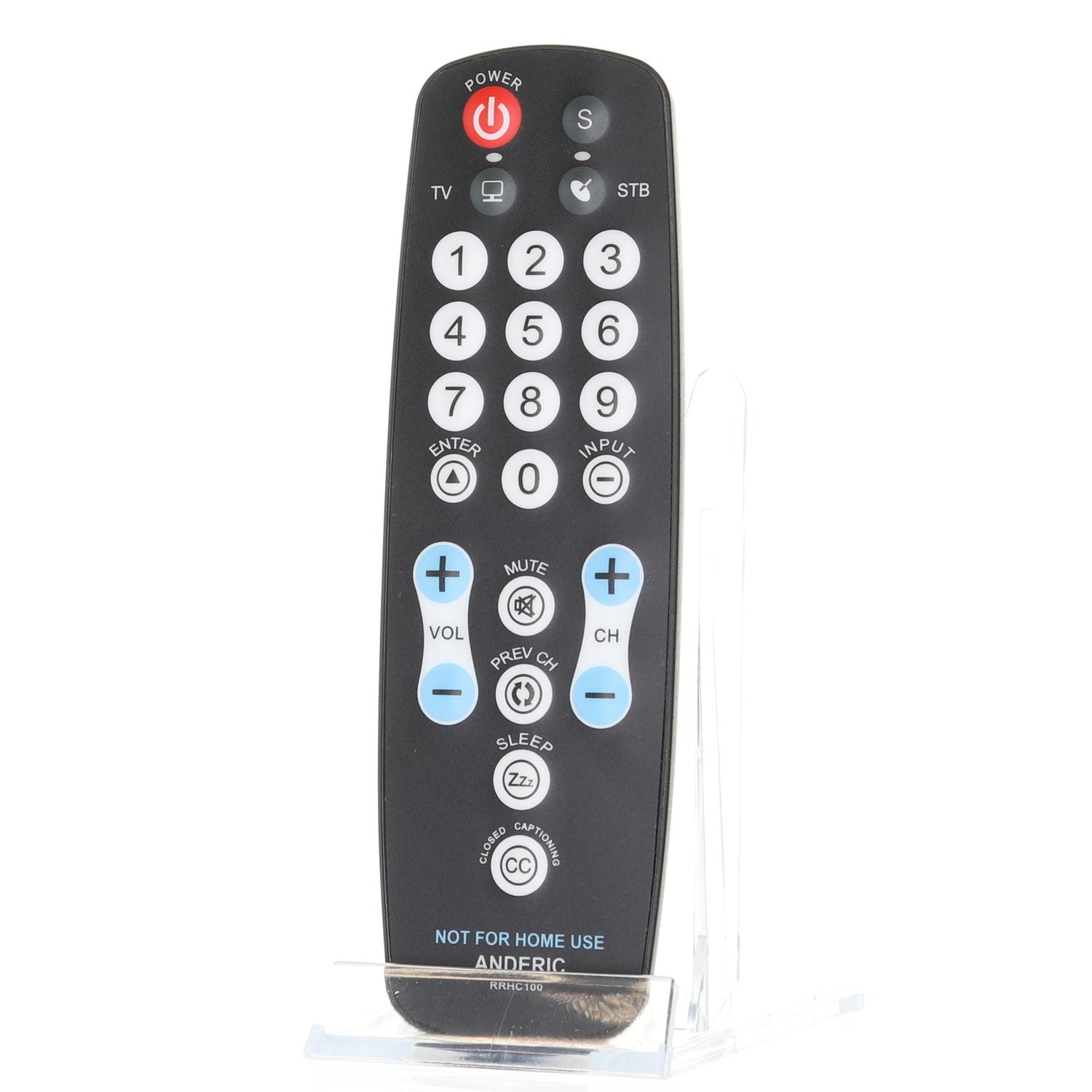 RRHC100 EzWipe 1-Device Universal Remote Control for Hospitality TVs + (optional) Set top boxes