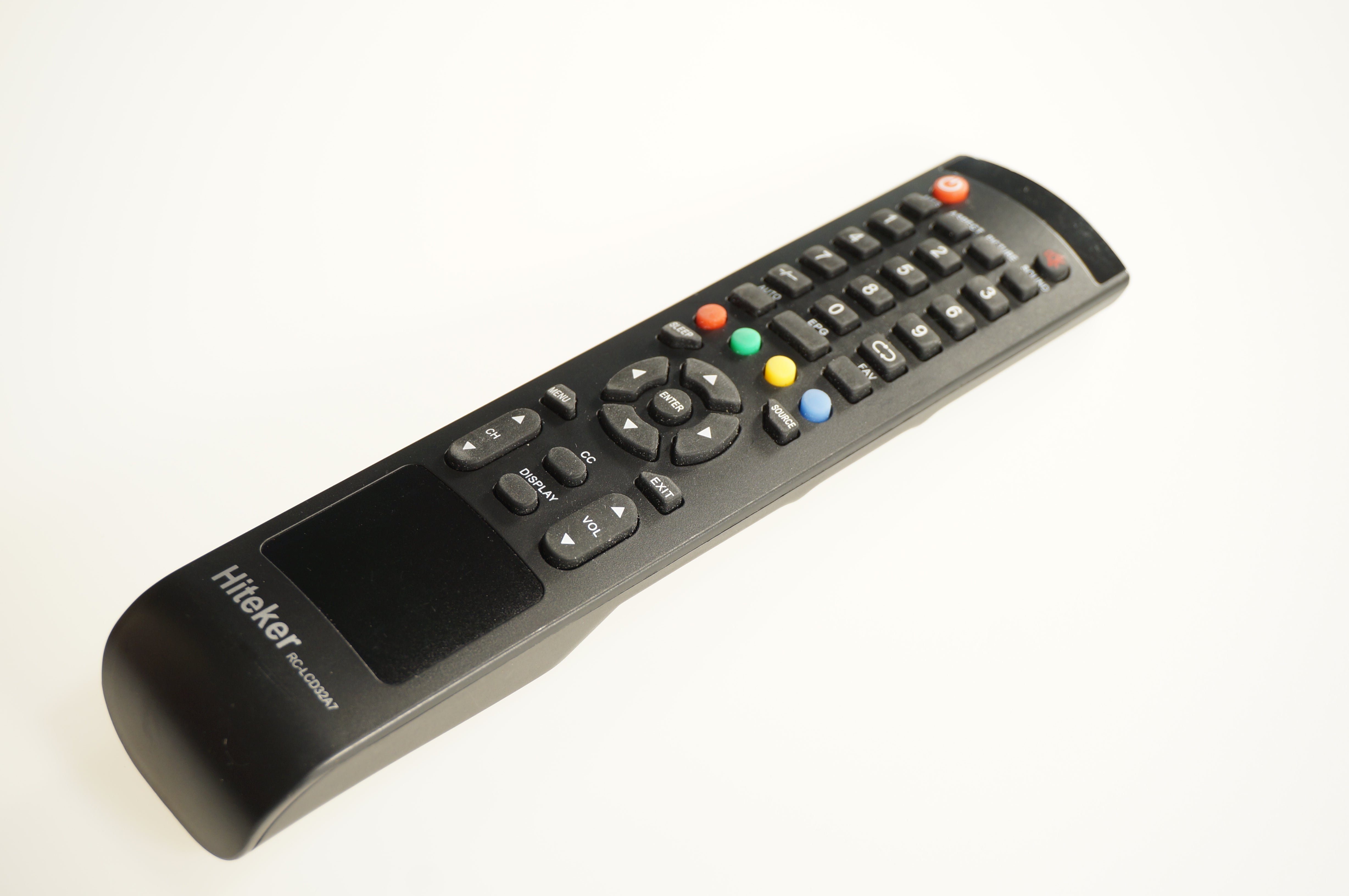 Hiteker RCLCD32A7 TV Remote Control