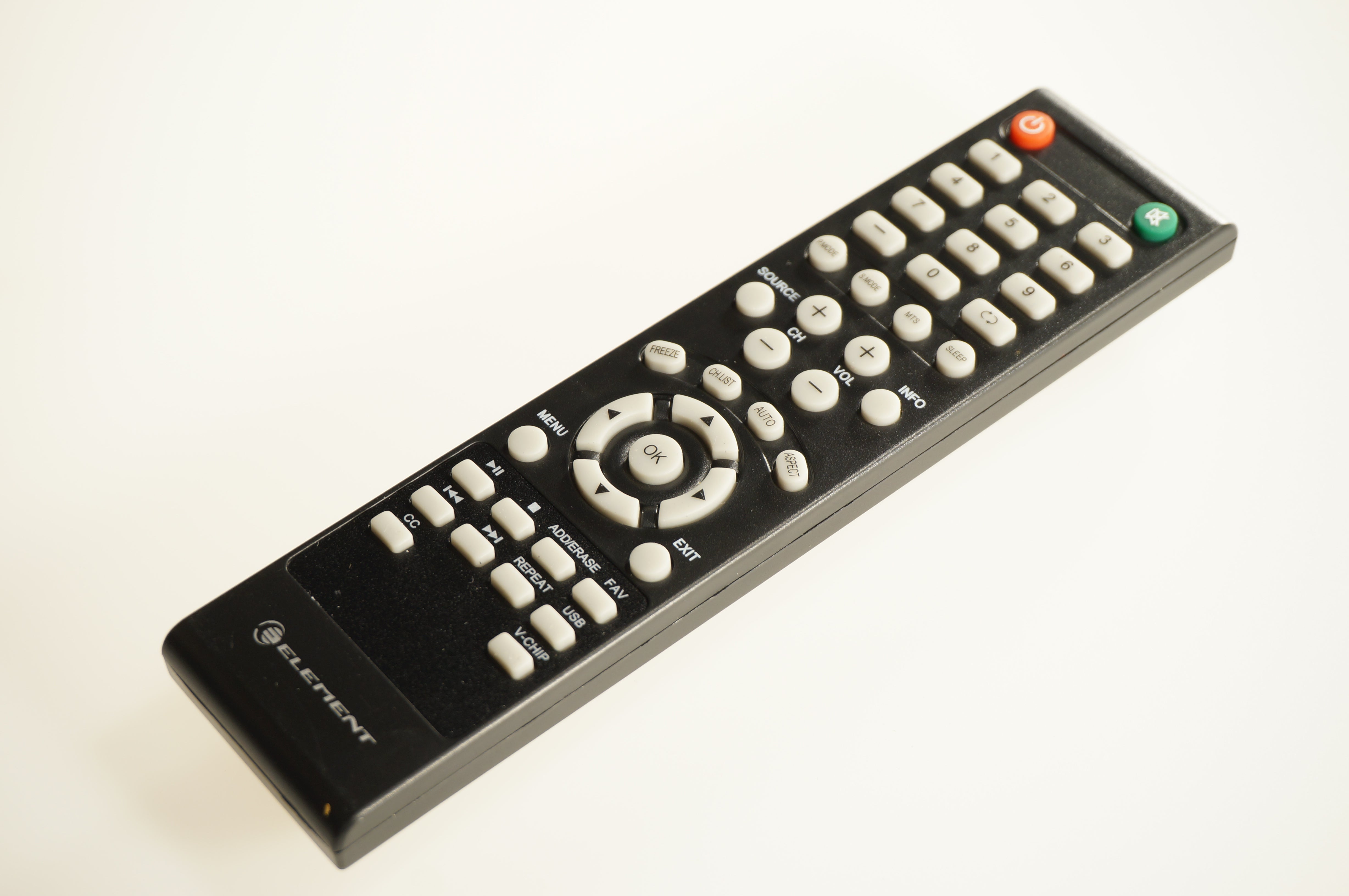 Element JX8036A V.2 TV Remote Control