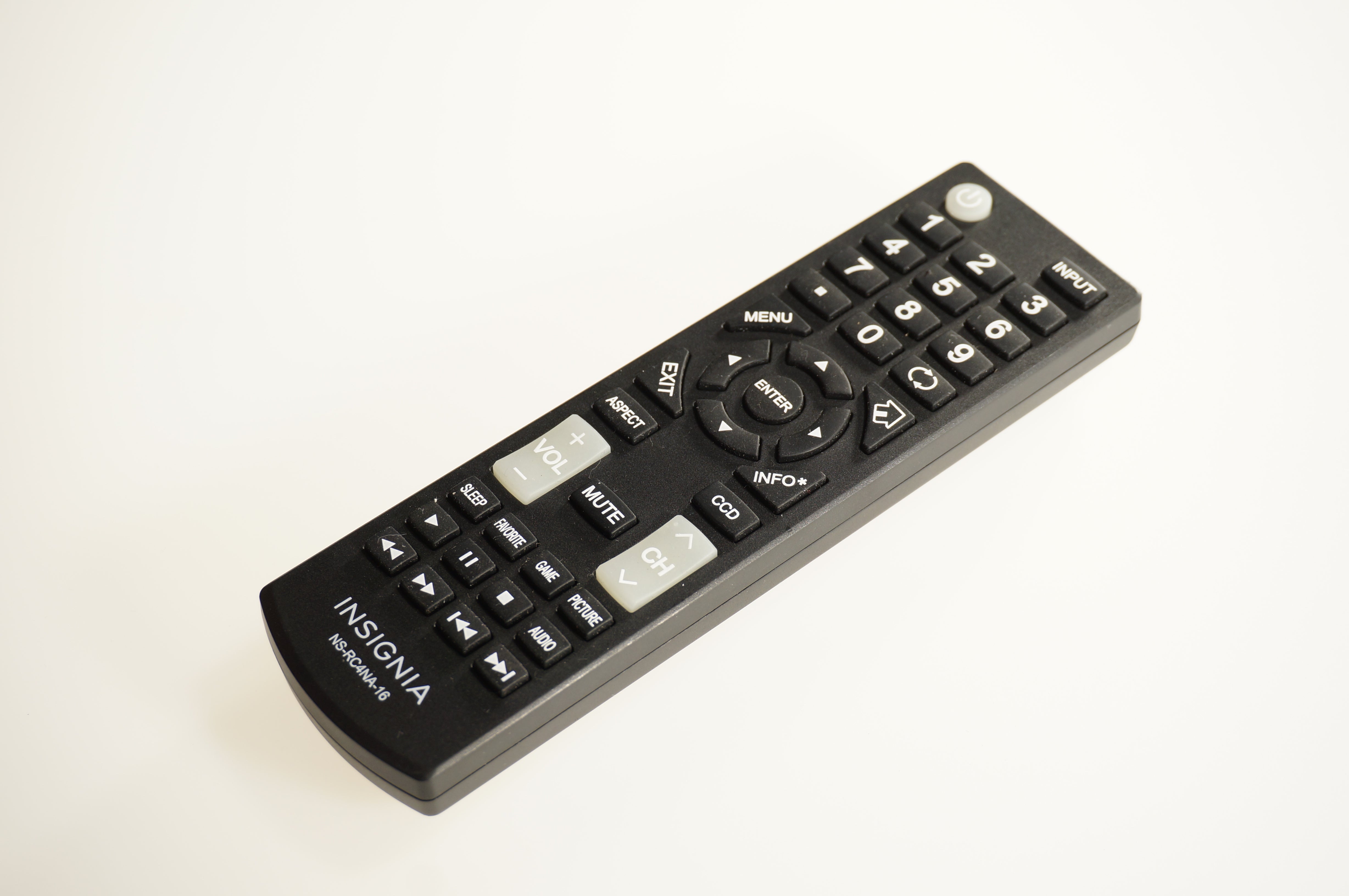 INSIGNIA NSRC4NA16 TV/DVD Combo Remote Control