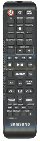 SAMSUNG AH5902613A HI-FI Component System Remote Control