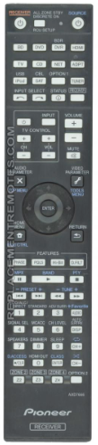 PIONEER AXD7666 Audio/Video Receiver Remote Control