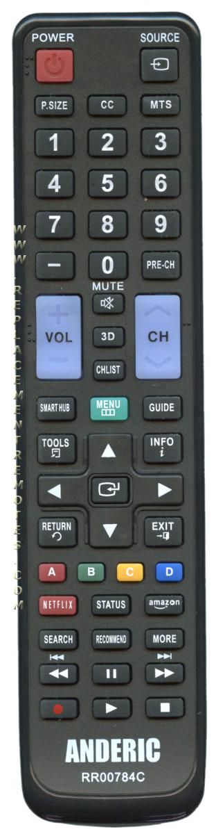 ANDERIC RR00784C SAMSUNG TV Remote Control