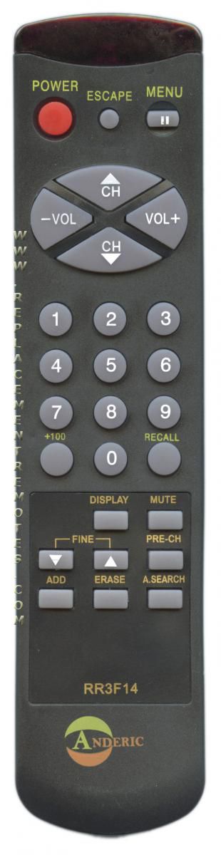 ANDERIC RR3F1400038120 SAMSUNG TV Remote Control