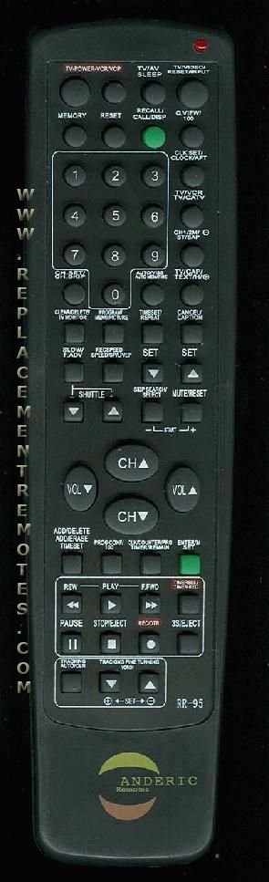 ANDERIC RR95 Emerson TV Remote Control