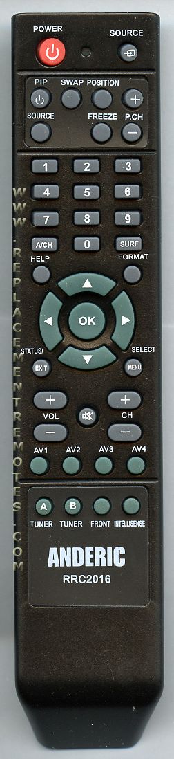 ANDERIC RRC2016 Philips TV Remote Control