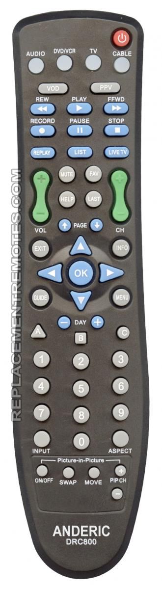 ANDERIC DRC800 for Motorola Cable Box Remote Control