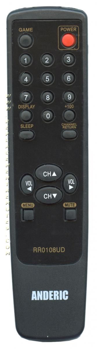 ANDERIC RR0108UD Funai TV Remote Control