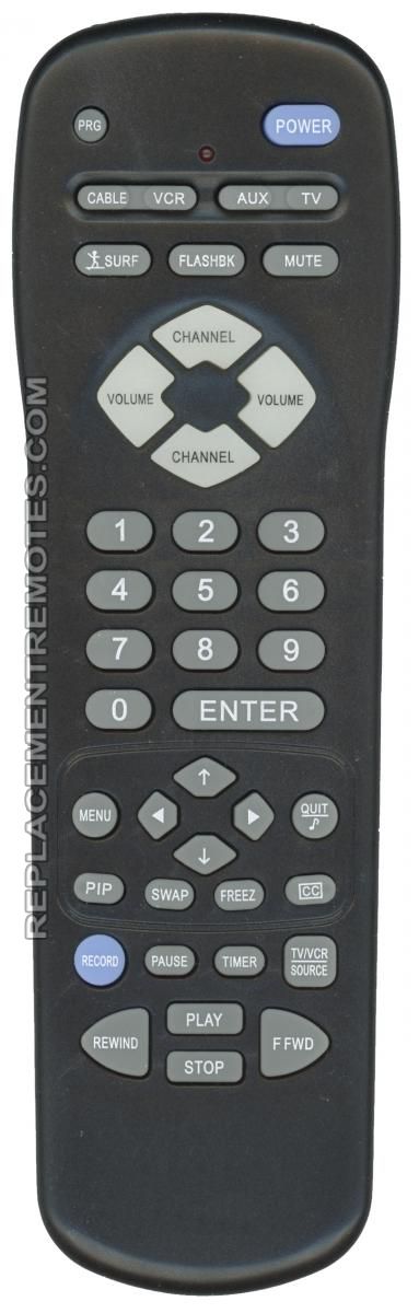 ANDERIC RR3457 Zenith TV Remote Control