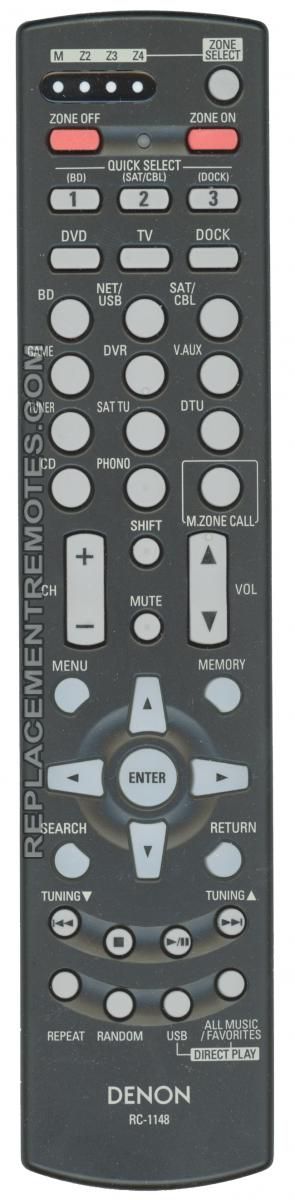 DENON RC1148 Audio/Video Receiver Remote Control