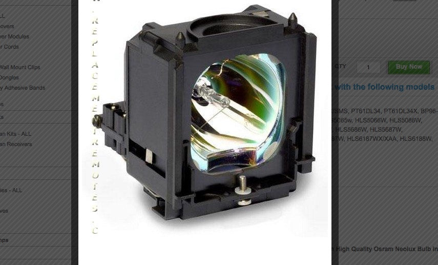 SAMSUNG BP96-01472A Projection TV Projector Lamp