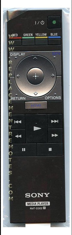 SONY RMTD302 Streaming Media Player Remote Control