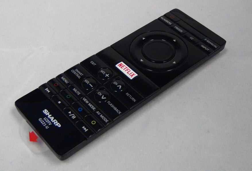 SHARP GJ221U TV Remote Control - www.ReplacementRemotes.com