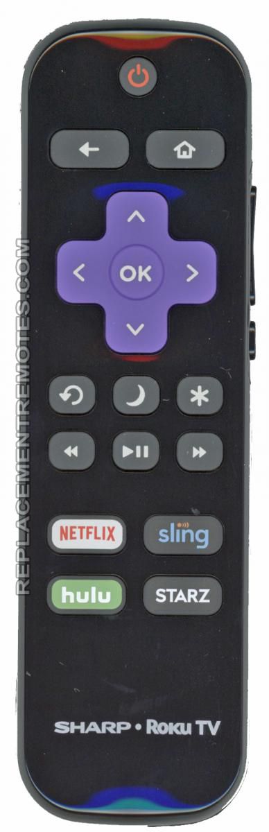 SHARP LCRCRUS18 Roku TV Remote Control