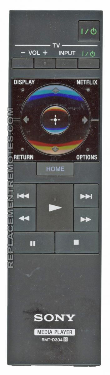 SONY RMTD304 Streaming Media Player Remote Control