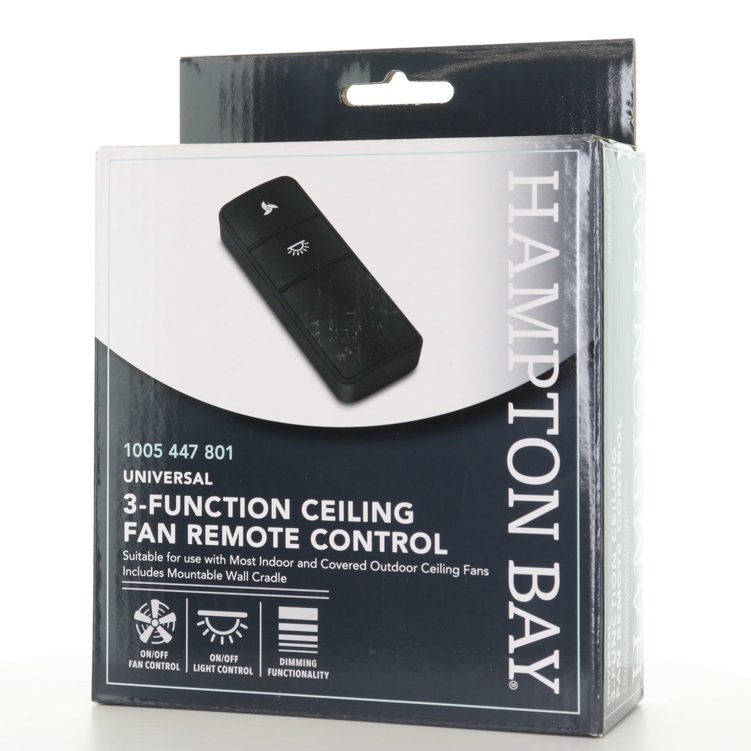 Hampton Bay Universal Ceiling Fan Kit with Basic On/Off Ceiling Fan Remote Control (Damp Rated)