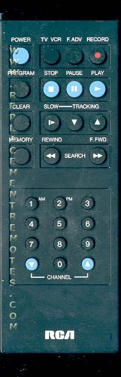 RCA 180950 VCR Remote Control