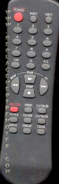 Daewoo 290003 VCR Remote Control