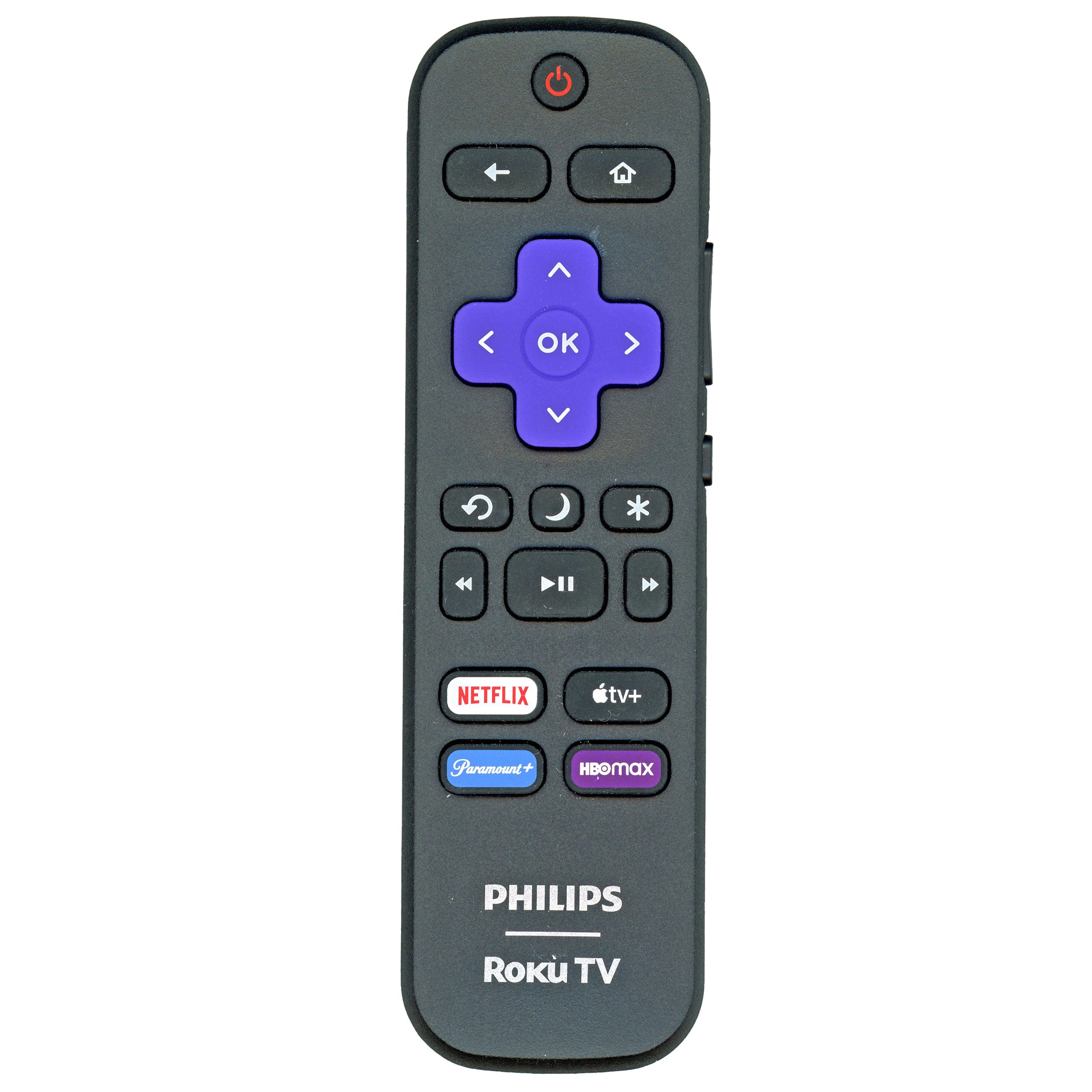 Philips RC-ALIR 2024 Roku TV Remote Control - Netflix, Apple TV +, Paramount +, HBOMAX - URMT21CND035 - 3026000068