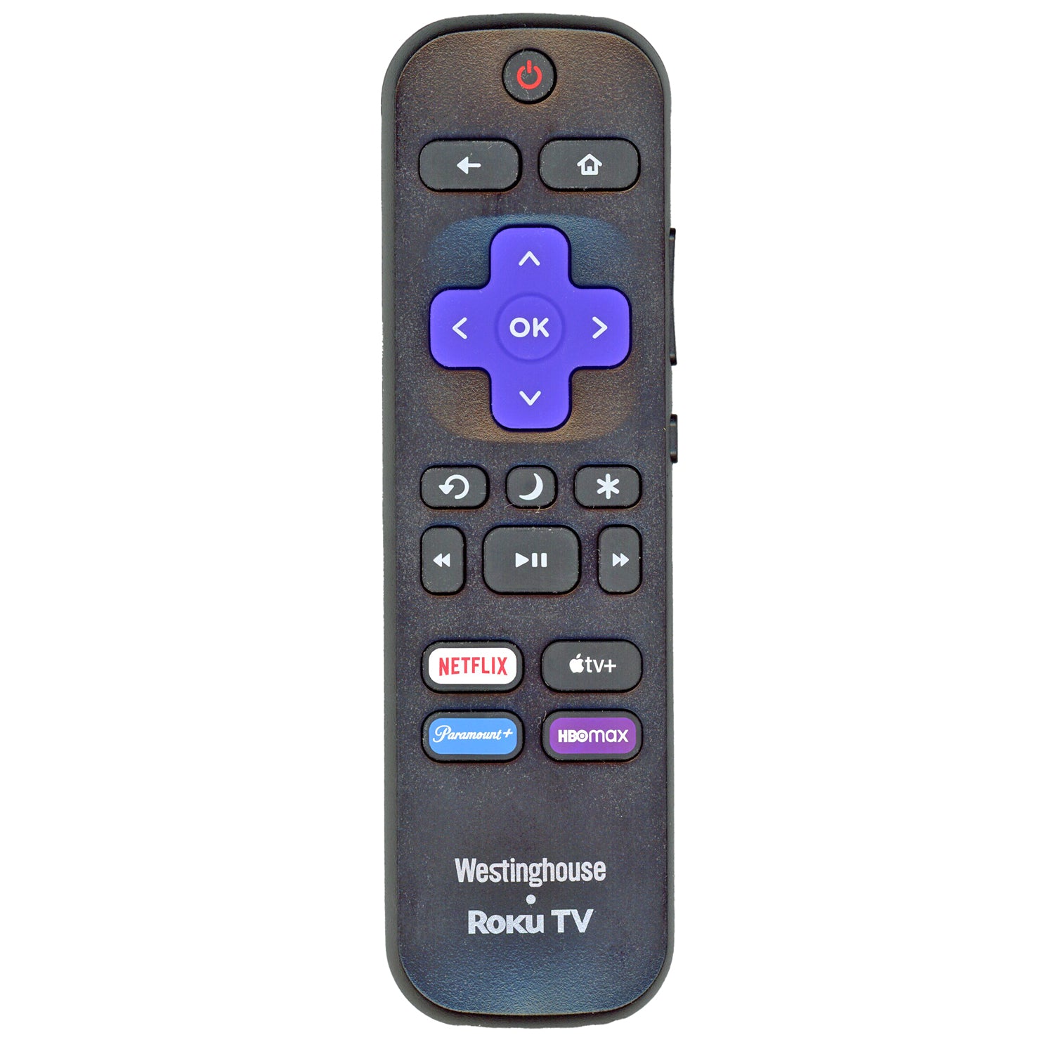 Télécommande Westinghouse RCALIR 2024 pour téléviseur Roku - Netflix, Apple TV+, Paramount+, HBO Max - 3026000071