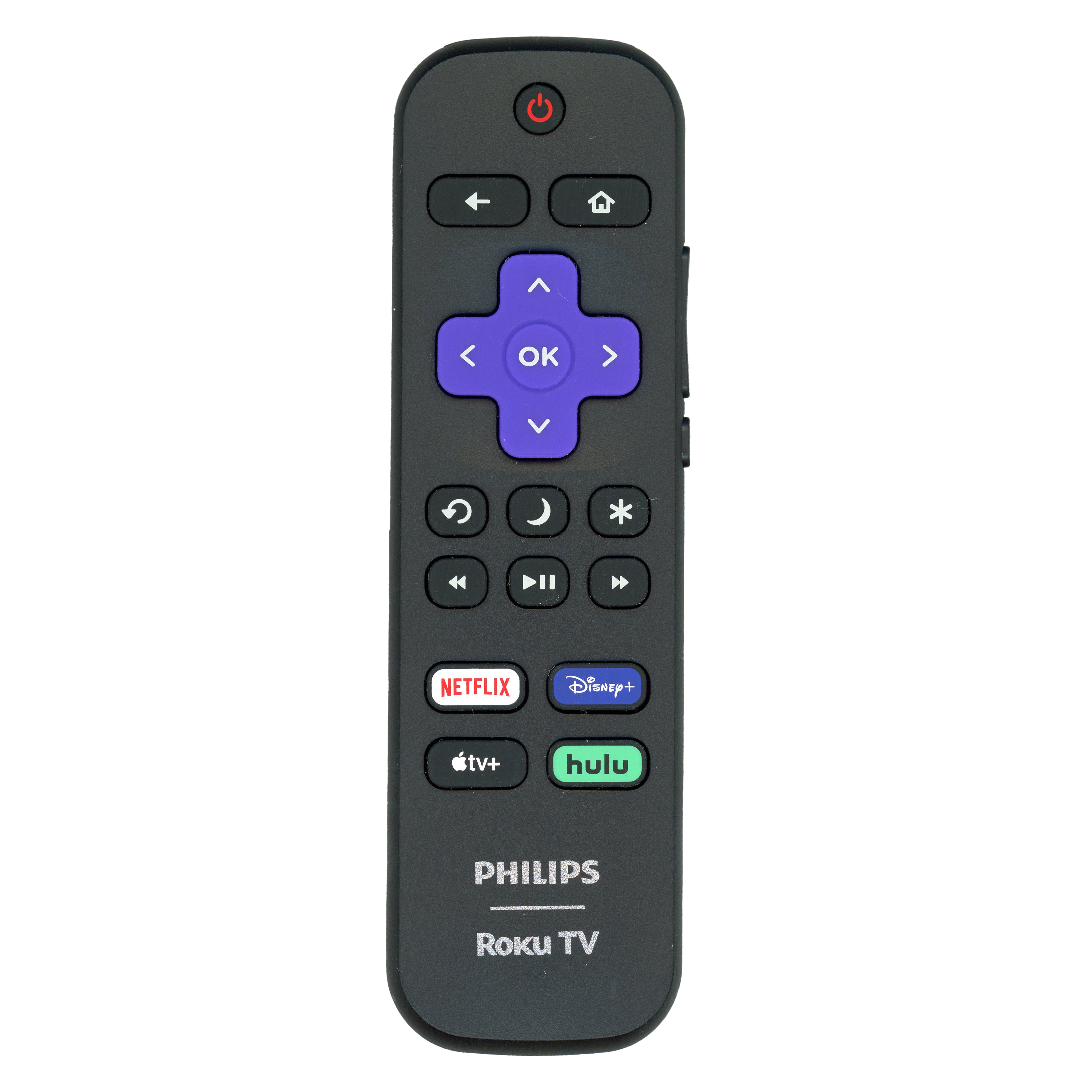 Télécommande TV Philips RCALIR 2022 ROKU - Netflix, Disney, Apple TV+, Hulu - 3226001023