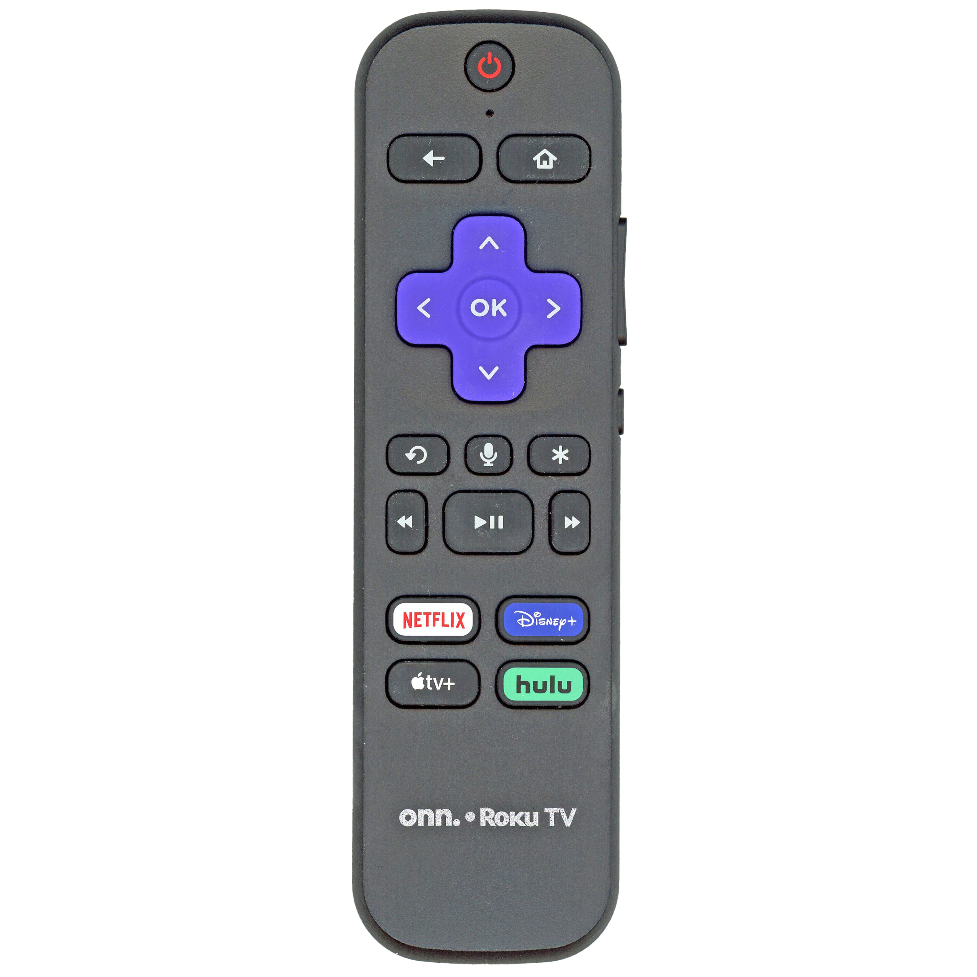 ONN RCFA5 2022 ROKU with voice TV Remote Control - NETFLIX, DISNEY, APPLE TV +, HBOMAX - 3226001301/3226001199