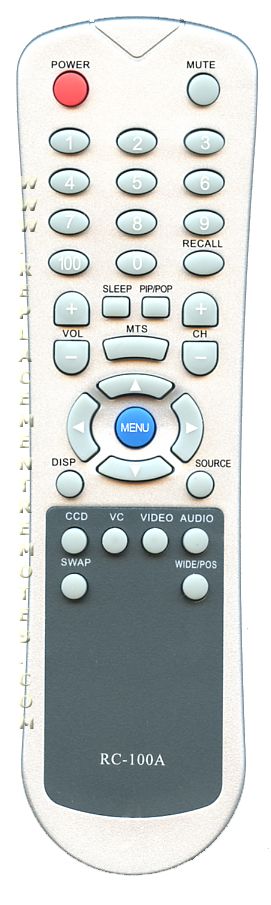 Akai RC100A TV Remote Control