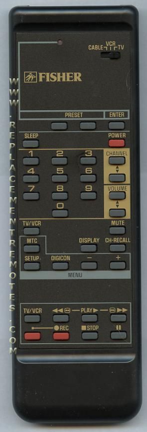 Fisher 529M0018E TV Remote Control