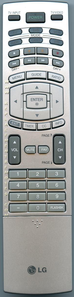 LG 6710900011C TV Remote Control