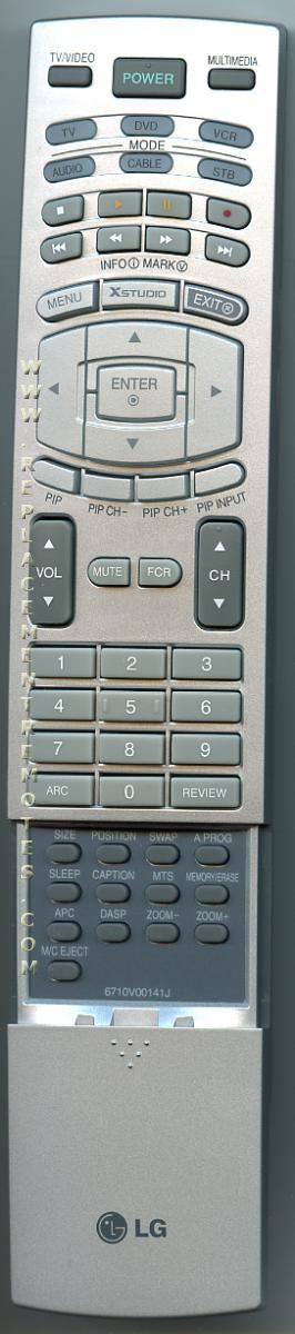 LG 6710V00141J TV Remote Control