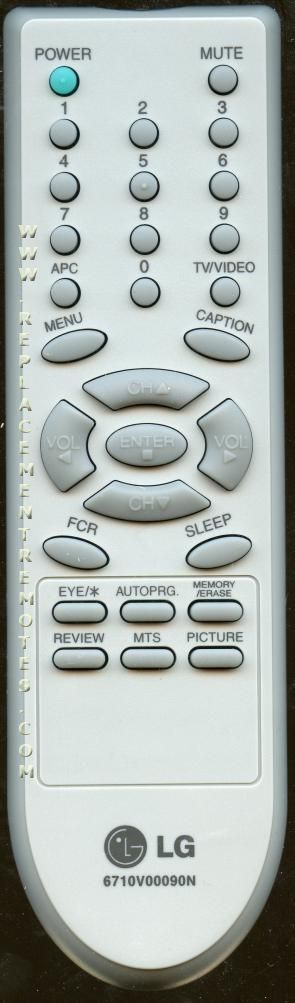 LG 6710V00090N TV Remote Control