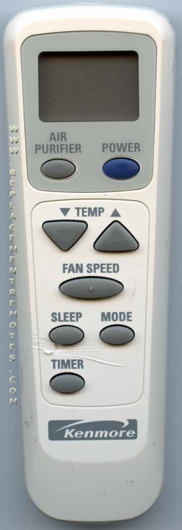 Kenmore 6711A20053B Air Conditioner Remote Control