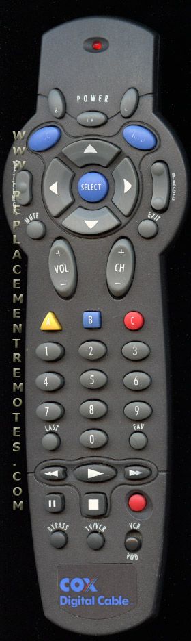 Cox E2050ER1 Cable Remote Control