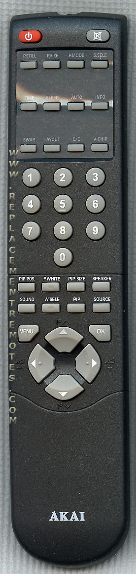 Akai 790002517A1 TV Remote Control