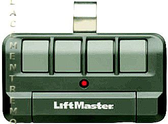 LiftMaster 894LT Four Button Rolling Code Garage Door Opener Remote Control