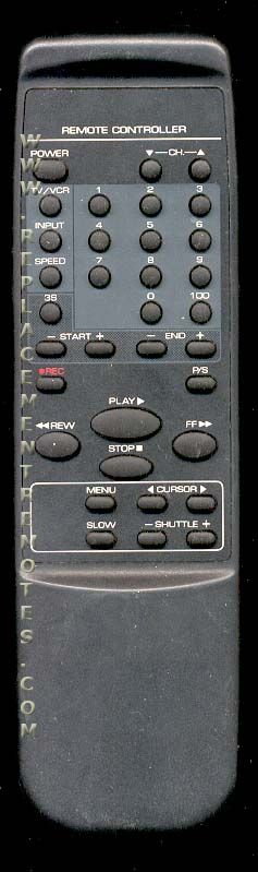 Daewoo 97P1R2BR08A VCR Remote Control