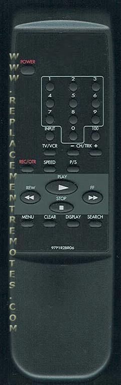 Daewoo 97P1R2BR06 VCR Remote Control