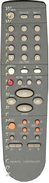 Daewoo 97P1R80A02 VCR Remote Control