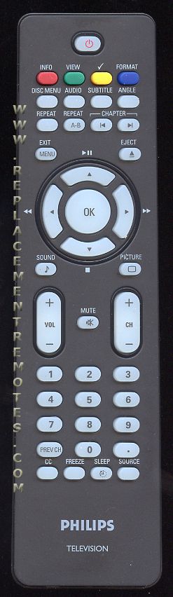 Philips RC2034305/01B TV Remote Control