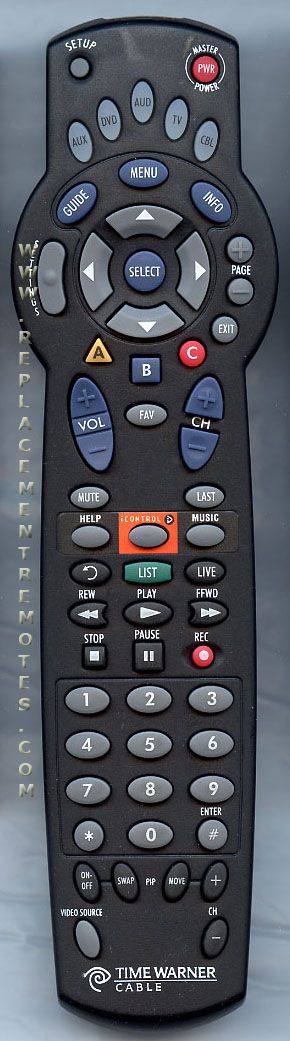 Time Warner A044802 Cable Remote Control