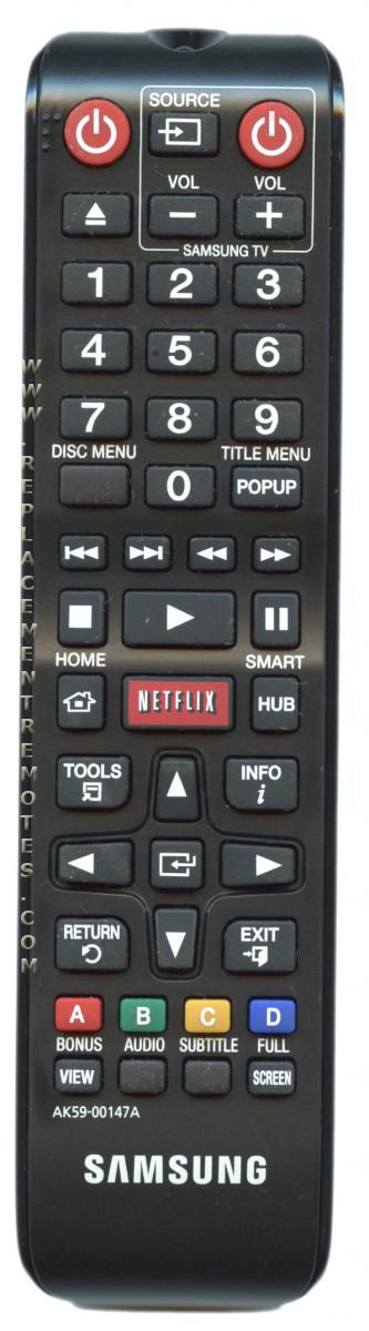 Samsung AK5900147A Blu-ray Remote Control