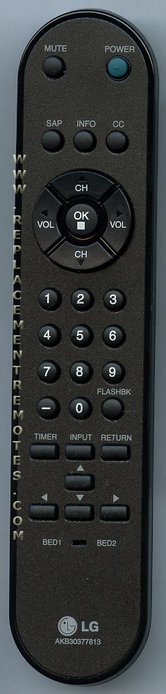 LG AKB30377813 TV Remote Control