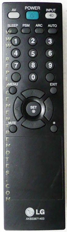 LG AKB33871403 TV Remote Control