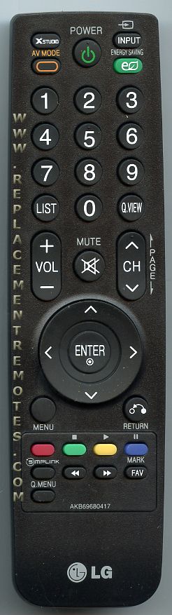 LG AKB69680417 TV Remote Control