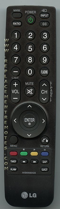 LG AKB69680428 TV Remote Control